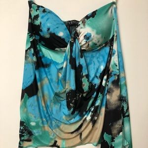 Formal strapless top